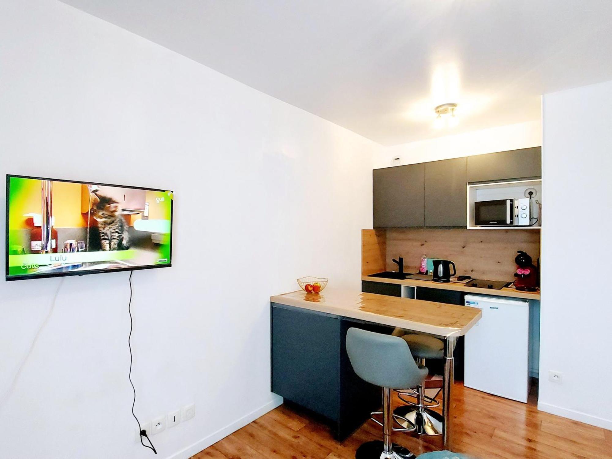 Studio Alpha - 2Min By Train To Disneyland Or 20Min Walk - 5Min Walk To "Val D'Europe" Station Montevrain Luaran gambar