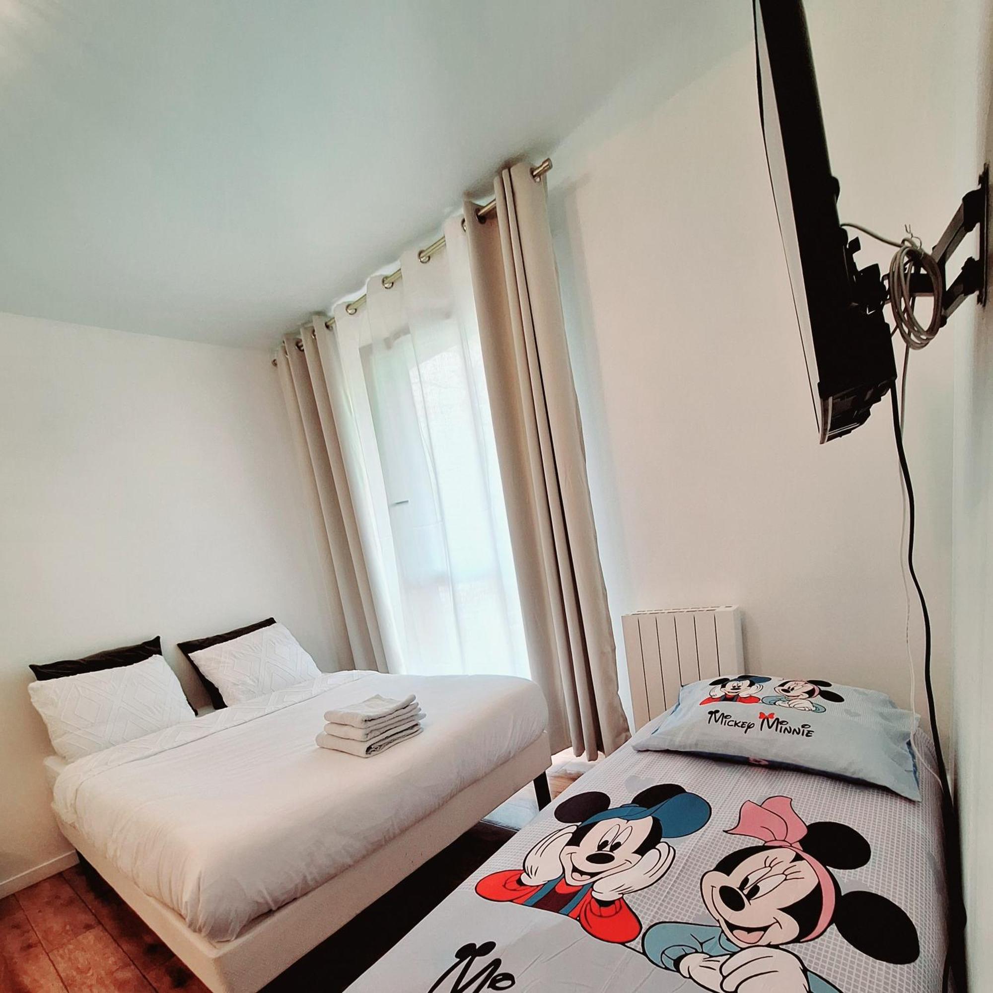 Studio Alpha - 2Min By Train To Disneyland Or 20Min Walk - 5Min Walk To "Val D'Europe" Station Montevrain Luaran gambar