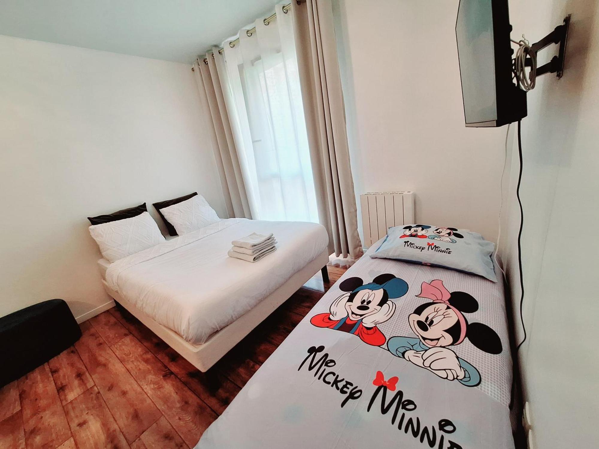 Studio Alpha - 2Min By Train To Disneyland Or 20Min Walk - 5Min Walk To "Val D'Europe" Station Montevrain Luaran gambar